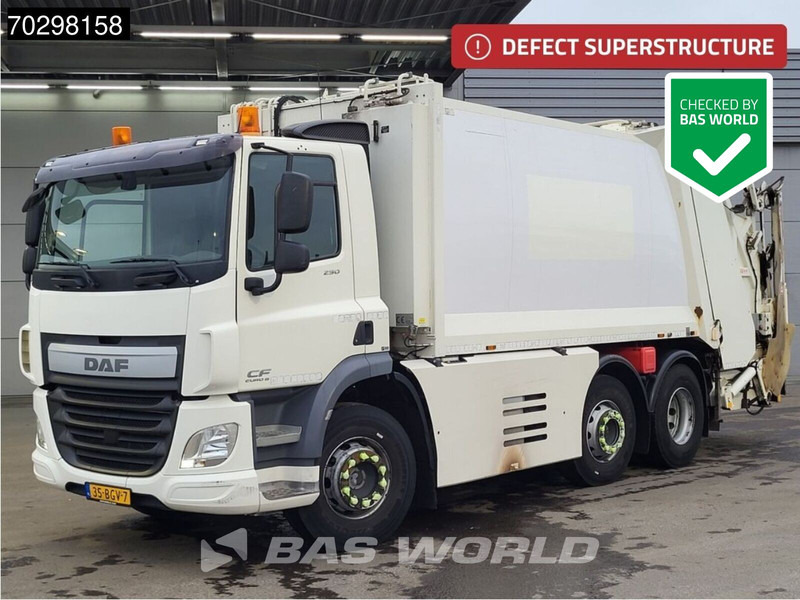 DAF CF 290 6X2 NL-Truck Haller Medim DEFECT! superstructure Lift+Steering Axle ACC Euro 6 - Мусоровоз: фото 1 DAF CF 290 6X2 NL-Truck Haller Medim DEFECT! superstructure Lift+Steering Axle ACC Euro 6 - Мусоровоз: фото 1