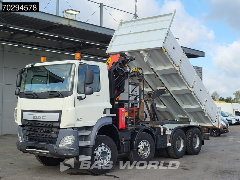 DAF CF 460 8X4 Palfinger PK18002 EH Crane tipper Retarder Big-Axle Steelsuspension Manual - Самосвал, Автоманипулятор: фото 2 DAF CF 460 8X4 Palfinger PK18002 EH Crane tipper Retarder Big-Axle Steelsuspension Manual - Самосвал, Автоманипулятор: фото 2