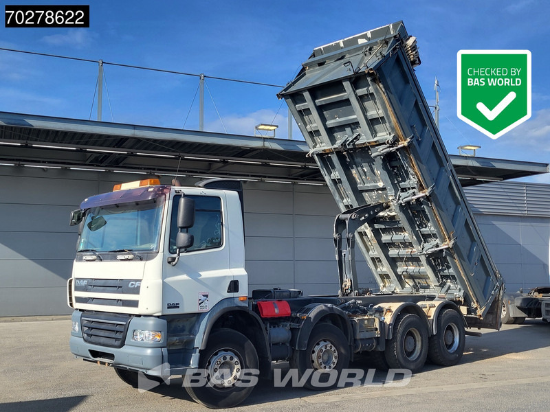 DAF CF85.410 8X4 13m3 Meiller 2-side tipper Big-Axle steel suspension Automatic Euro 4 - Самосвал: фото 1 DAF CF85.410 8X4 13m3 Meiller 2-side tipper Big-Axle steel suspension Automatic Euro 4 - Самосвал: фото 1