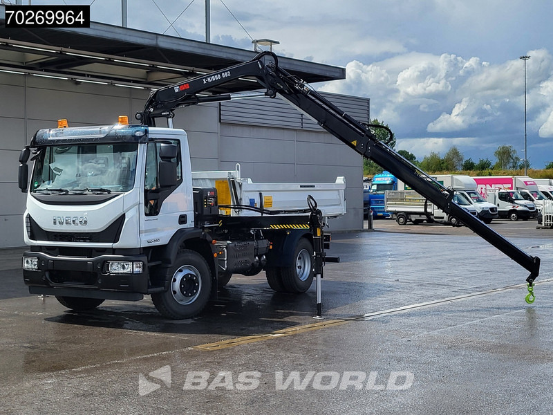 Iveco Eurocargo 160E280 4X2 NEW! Hiab XHIDUO092E-3 Kran Crane 6m3 3-way Tipper ACC - Самосвал, Автоманипулятор: фото 3 Iveco Eurocargo 160E280 4X2 NEW! Hiab XHIDUO092E-3 Kran Crane 6m3 3-way Tipper ACC - Самосвал, Автоманипулятор: фото 3