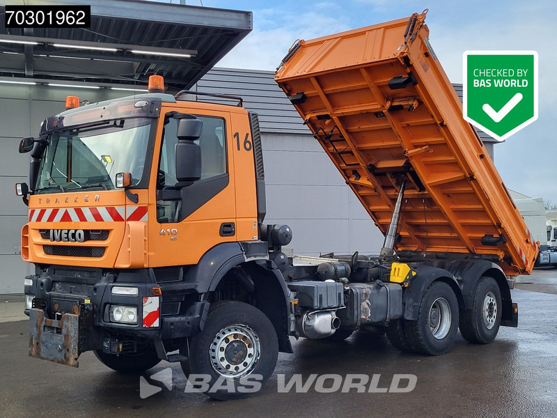 Iveco Trakker 410 6X4 5m3 Meiller 3-way tipper Lift+Steering axle Big-Axle Euro 5 - Самосвал: фото 1 Iveco Trakker 410 6X4 5m3 Meiller 3-way tipper Lift+Steering axle Big-Axle Euro 5 - Самосвал: фото 1