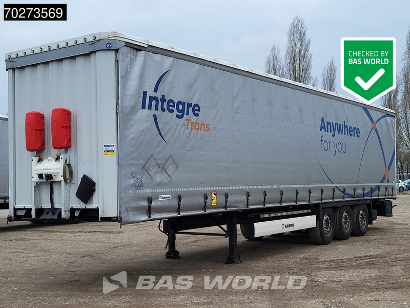 Krone SD 3 axles Edscha Anti-Vandalimus-Plane Alcoa's - Тентованный полуприцеп: фото 1 Krone SD 3 axles Edscha Anti-Vandalimus-Plane Alcoa's - Тентованный полуприцеп: фото 1