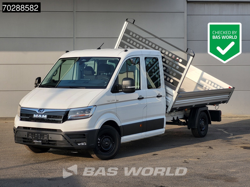 MAN TGE 3.180 Driezijdige Kipper Automaat Dubbel Cabine 2025 Facelift 180PK Trekhaak LED Navi ACC Airco Cruise Euro6 Kipper Tippe Benne Kieper - Малотоннажный самосвал: фото 1 MAN TGE 3.180 Driezijdige Kipper Automaat Dubbel Cabine 2025 Facelift 180PK Trekhaak LED Navi ACC Airco Cruise Euro6 Kipper Tippe Benne Kieper - Малотоннажный самосвал: фото 1