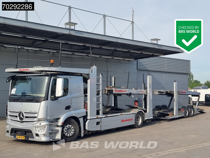 Mercedes-Benz Actros 1843 4X2 NL-Truck Combi Car Transporter Kässbohrer 8 Cars Hydraulic Winch - Автовоз: фото 1 Mercedes-Benz Actros 1843 4X2 NL-Truck Combi Car Transporter Kässbohrer 8 Cars Hydraulic Winch - Автовоз: фото 1