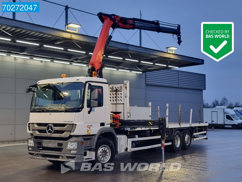 Mercedes-Benz Actros 2536 6X2 Palfinger PK14002-EH A Remote Lift+Lenkachse EEV - Грузовик бортовой/ Платформа, Автоманипулятор: фото 1 Mercedes-Benz Actros 2536 6X2 Palfinger PK14002-EH A Remote Lift+Lenkachse EEV - Грузовик бортовой/ Платформа, Автоманипулятор: фото 1
