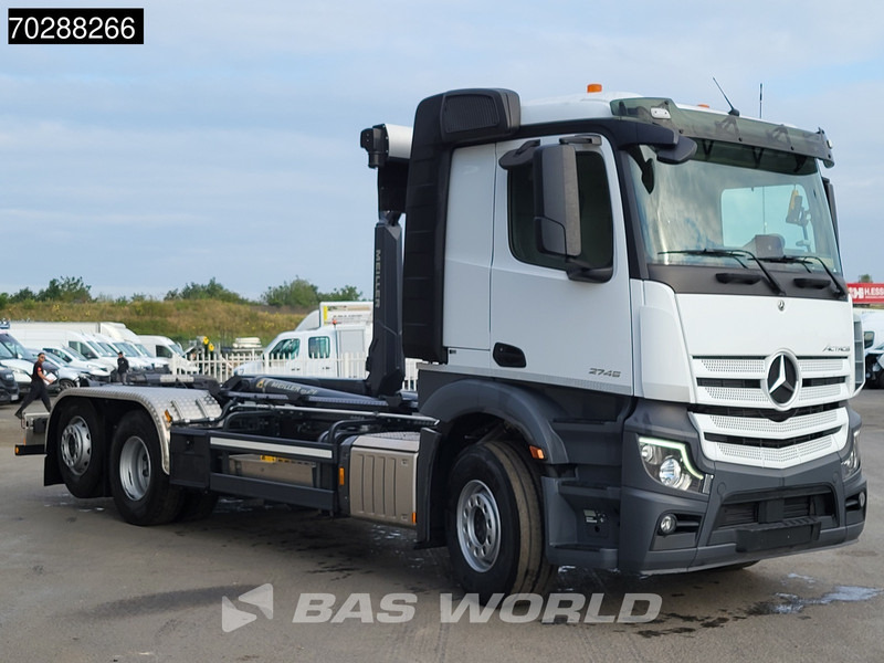 Новый Крюковой мультилифт Mercedes-Benz Actros 2745 6X2 New! Meiller RS21.70 Abrollkipper Retarder Lift-Lenk Asche Navi Automatic: фото 8
