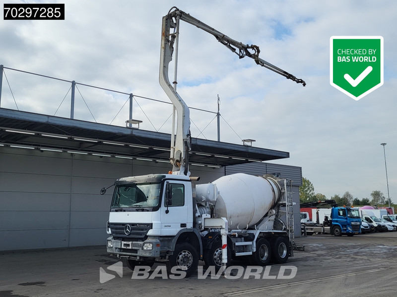 Mercedes-Benz Actros 3241 8X4 7m3 Putzmeister Mixer Big-Axle Steelsuspension Automatic Pompe+Mixer Euro 3 - Автобетононасос: фото 1 Mercedes-Benz Actros 3241 8X4 7m3 Putzmeister Mixer Big-Axle Steelsuspension Automatic Pompe+Mixer Euro 3 - Автобетононасос: фото 1