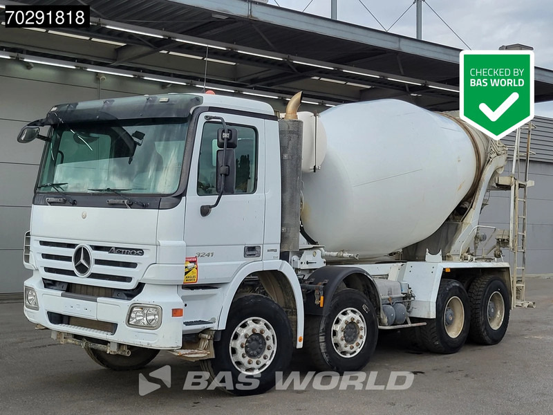 Mercedes-Benz Actros 3241 8X4 9m3 Stetter Steelsuspension 3-Pedals Retarder Euro 4 - Автобетоносмеситель: фото 1 Mercedes-Benz Actros 3241 8X4 9m3 Stetter Steelsuspension 3-Pedals Retarder Euro 4 - Автобетоносмеситель: фото 1