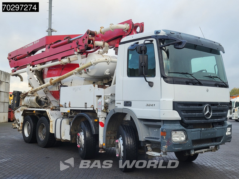 Mercedes-Benz Actros 3241 8X4 Putzmeister M24-3 Pump + 9m3 LIEBHERR Mixer Steelsuspension 3-Pedals Euro 4 - Автобетононасос: фото 3 Mercedes-Benz Actros 3241 8X4 Putzmeister M24-3 Pump + 9m3 LIEBHERR Mixer Steelsuspension 3-Pedals Euro 4 - Автобетононасос: фото 3