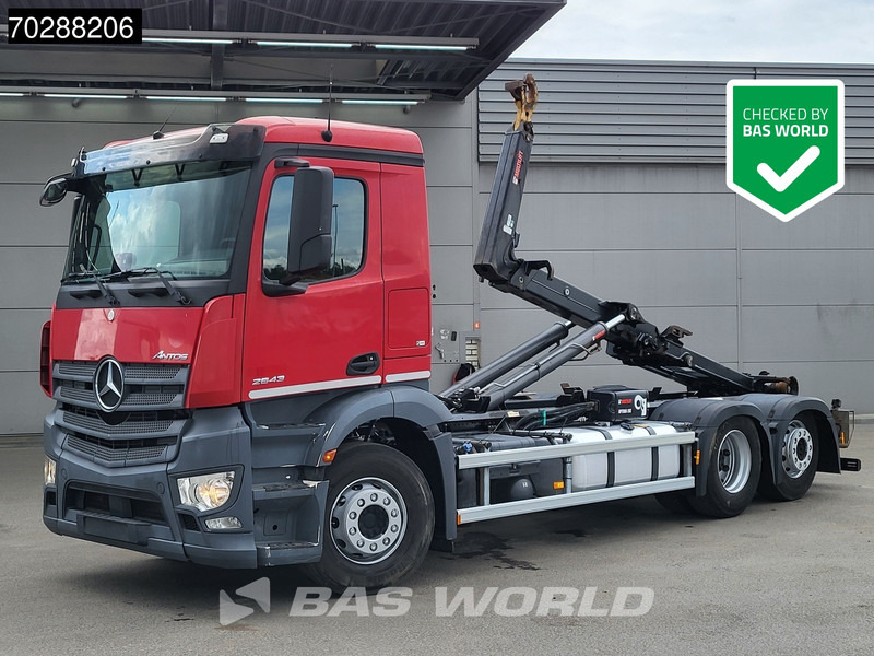 Mercedes-Benz Antos 2643 6X2 20tons HIAB 0PT20S59 Retarder Lift Axle Automatic ACC Euro 6 - Крюковой мультилифт: фото 1 Mercedes-Benz Antos 2643 6X2 20tons HIAB 0PT20S59 Retarder Lift Axle Automatic ACC Euro 6 - Крюковой мультилифт: фото 1