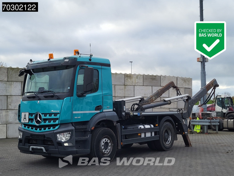 Mercedes-Benz Arocs 1846 4X2 13 tons Meiller skiploader Big-Axle Automatic Euro 6 - Портальный бункеровоз: фото 1 Mercedes-Benz Arocs 1846 4X2 13 tons Meiller skiploader Big-Axle Automatic Euro 6 - Портальный бункеровоз: фото 1
