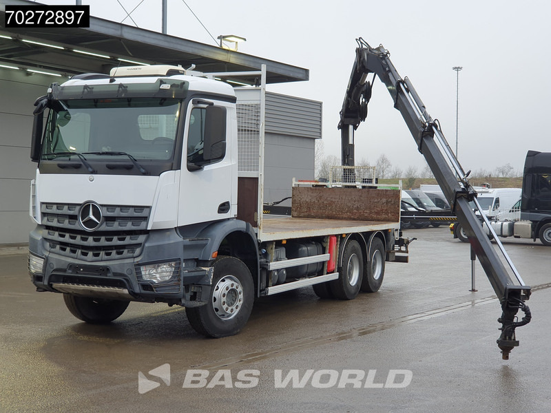 Mercedes-Benz Arocs 2636 6X4 Hiab 144 E-3 Hipro Kran Crane Remote Full Steel Euro 6 - Грузовик бортовой/ Платформа, Автоманипулятор: фото 5 Mercedes-Benz Arocs 2636 6X4 Hiab 144 E-3 Hipro Kran Crane Remote Full Steel Euro 6 - Грузовик бортовой/ Платформа, Автоманипулятор: фото 5