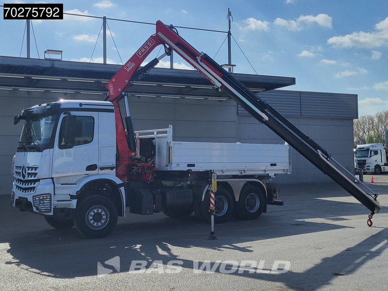 Mercedes-Benz Arocs 3348 6X4 Fasi F195A.2.24 Kran 3 sided tipper 9m3 Big-Axle Navi Euro 6 - Самосвал, Автоманипулятор: фото 3 Mercedes-Benz Arocs 3348 6X4 Fasi F195A.2.24 Kran 3 sided tipper 9m3 Big-Axle Navi Euro 6 - Самосвал, Автоманипулятор: фото 3