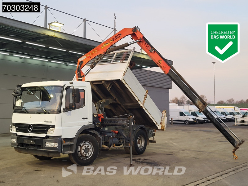 Mercedes-Benz Atego 1624 4X2 Palfinger PK10000 Kran Crane Manual Steelsuspension Euro 4 - Самосвал, Автоманипулятор: фото 1 Mercedes-Benz Atego 1624 4X2 Palfinger PK10000 Kran Crane Manual Steelsuspension Euro 4 - Самосвал, Автоманипулятор: фото 1