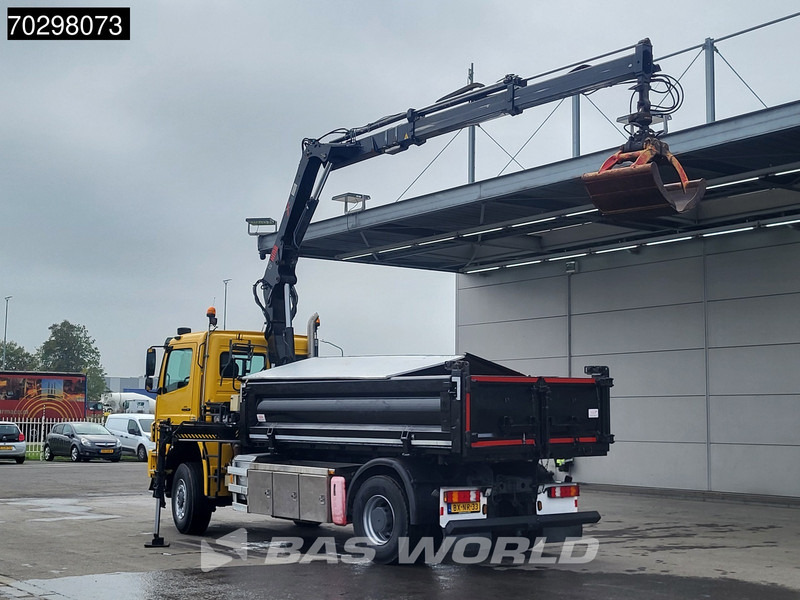 Mercedes-Benz Axor 2124 Axor 4X4 8m3 Tipper HIAB 122 B-2 HIDUO Crane Steel suspension Automatic Big-Axle Euro 5 - Самосвал, Автоманипулятор: фото 2 Mercedes-Benz Axor 2124 Axor 4X4 8m3 Tipper HIAB 122 B-2 HIDUO Crane Steel suspension Automatic Big-Axle Euro 5 - Самосвал, Автоманипулятор: фото 2