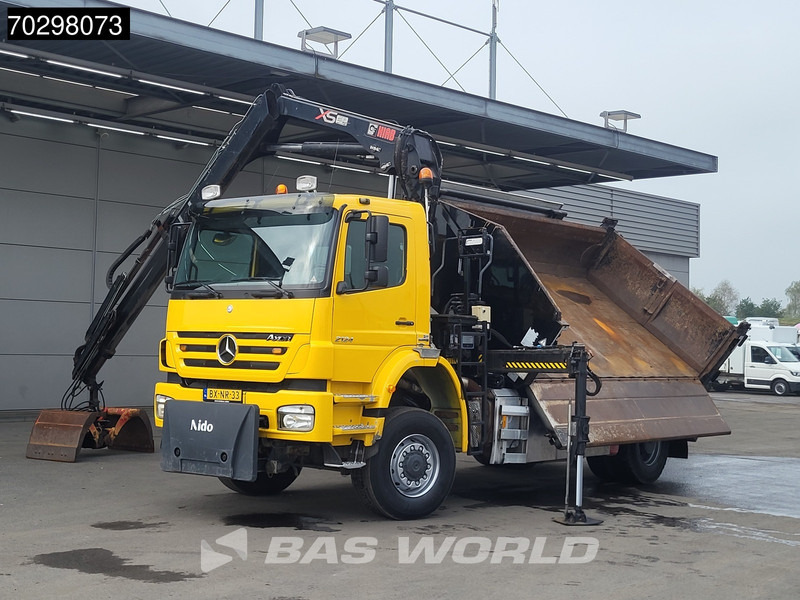 Mercedes-Benz Axor 2124 Axor 4X4 HIAB 122 B-2 HIDUO Crane Tipper Full Steel Big-Axle Euro 5 - Самосвал, Автоманипулятор: фото 5 Mercedes-Benz Axor 2124 Axor 4X4 HIAB 122 B-2 HIDUO Crane Tipper Full Steel Big-Axle Euro 5 - Самосвал, Автоманипулятор: фото 5