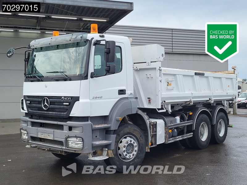 Mercedes-Benz Axor 2640 6X4 10m3 Meiller Tipper Steelsuspension Manual Euro 4 - Самосвал: фото 1 Mercedes-Benz Axor 2640 6X4 10m3 Meiller Tipper Steelsuspension Manual Euro 4 - Самосвал: фото 1