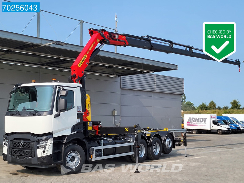 Renault C 480 8X4 NEW! Palfinger PK33002 Kran Crane + 22tons Pallift EURO 6 - Крюковой мультилифт, Автоманипулятор: фото 1 Renault C 480 8X4 NEW! Palfinger PK33002 Kran Crane + 22tons Pallift EURO 6 - Крюковой мультилифт, Автоманипулятор: фото 1