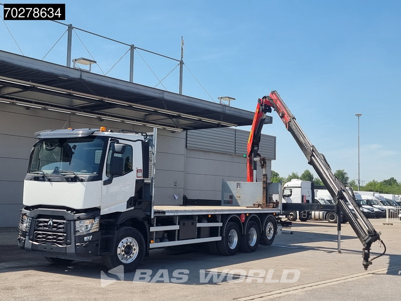 Renault C 480 8X4 Palfinger 24.001 SLD5 Kran Crane Lift-Lenkachse Euro 6 - Грузовик бортовой/ Платформа, Автоманипулятор: фото 5 Renault C 480 8X4 Palfinger 24.001 SLD5 Kran Crane Lift-Lenkachse Euro 6 - Грузовик бортовой/ Платформа, Автоманипулятор: фото 5
