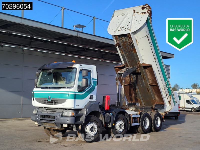 Renault Kerax 460 8X4 Steel Tipper Retarder Big-Axle Steelsuspension Euro 5 - Самосвал: фото 1 Renault Kerax 460 8X4 Steel Tipper Retarder Big-Axle Steelsuspension Euro 5 - Самосвал: фото 1