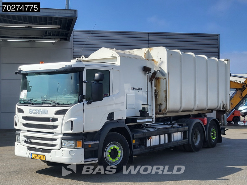 Scania P280 6X2 Zoeller Seitenlader Translift Lift+steering Axle Retarder Euro 6 - Крюковой мультилифт: фото 1 Scania P280 6X2 Zoeller Seitenlader Translift Lift+steering Axle Retarder Euro 6 - Крюковой мультилифт: фото 1