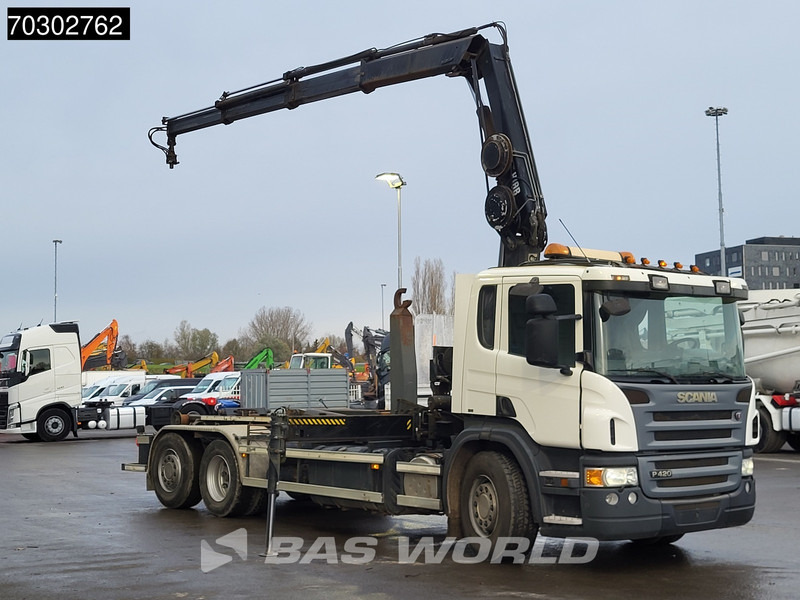 Scania P420 6X2 Hiab 166 ES-3 Hipro Crane Remote VDL 25tons hooklift Euro 5 - Крюковой мультилифт, Автоманипулятор: фото 3 Scania P420 6X2 Hiab 166 ES-3 Hipro Crane Remote VDL 25tons hooklift Euro 5 - Крюковой мультилифт, Автоманипулятор: фото 3