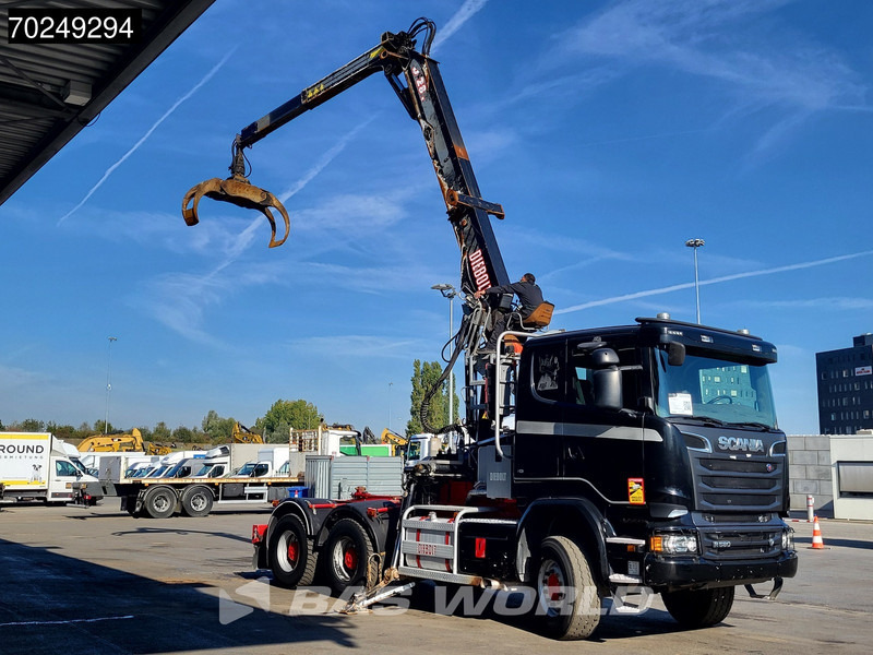 Scania R580 6X4 Holz Kran Diebolt D28 Full-Steell Extentable Trailer - Лесовоз, Автоманипулятор: фото 3 Scania R580 6X4 Holz Kran Diebolt D28 Full-Steell Extentable Trailer - Лесовоз, Автоманипулятор: фото 3