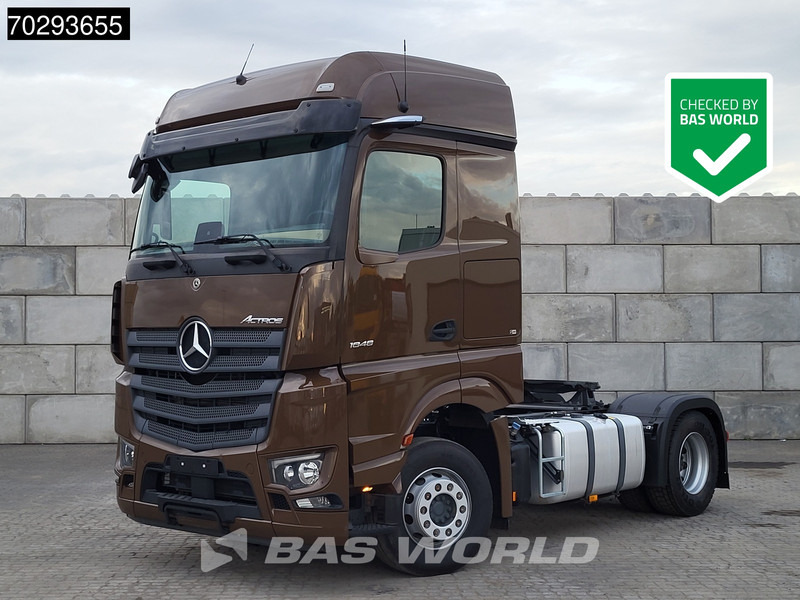 Mercedes-Benz Actros 1848 4X2 BigSpace Retarder 2x Tanks ACC Standklima MirrorCam Euro 6 - Тягач: фото 1 Mercedes-Benz Actros 1848 4X2 BigSpace Retarder 2x Tanks ACC Standklima MirrorCam Euro 6 - Тягач: фото 1