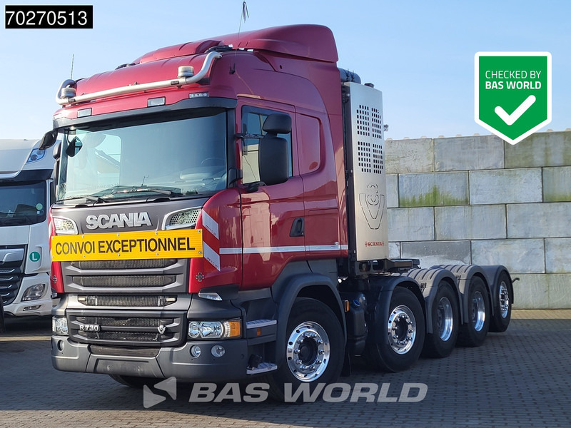 Scania R730 10X4 160T! Retarder 2x Tanks Big-Axle Drumbrakes Full-Air Hydraulik Navi Standklima Alcoa's - Тягач: фото 1 Scania R730 10X4 160T! Retarder 2x Tanks Big-Axle Drumbrakes Full-Air Hydraulik Navi Standklima Alcoa's - Тягач: фото 1