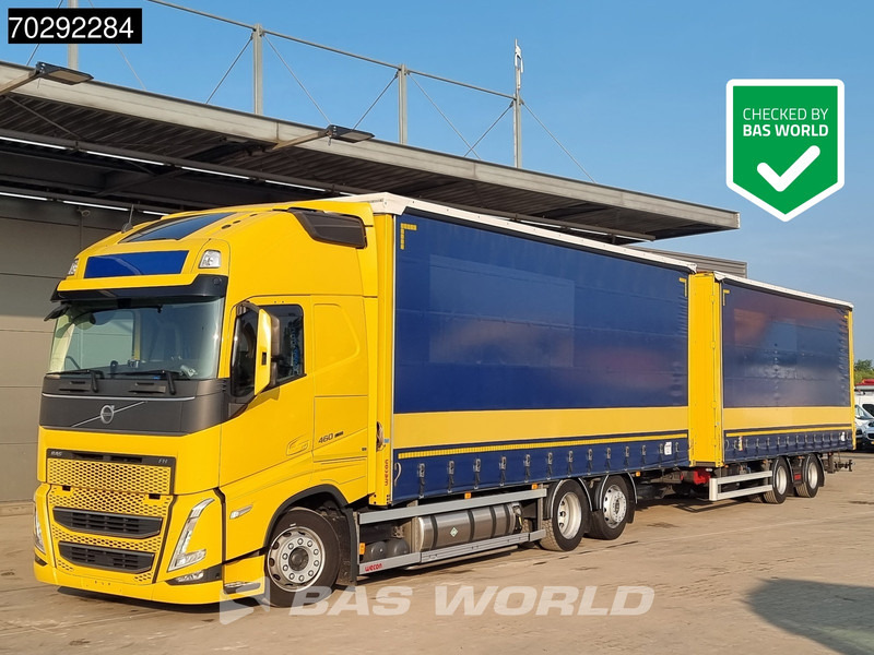 Volvo FH 460 6X2 LNG JUMBO LKW ACC Navi Standklima Liftachse Euro 6 - Тентованный грузовик: фото 1 Volvo FH 460 6X2 LNG JUMBO LKW ACC Navi Standklima Liftachse Euro 6 - Тентованный грузовик: фото 1