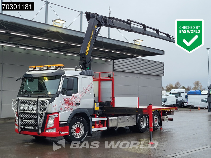 Volvo FM 410 FM 6X2 Palfinger PK 26002-EH E Kran Crane Lift +steering axle Automatic Euro 6 - Грузовик бортовой/ Платформа, Автоманипулятор: фото 1 Volvo FM 410 FM 6X2 Palfinger PK 26002-EH E Kran Crane Lift +steering axle Automatic Euro 6 - Грузовик бортовой/ Платформа, Автоманипулятор: фото 1