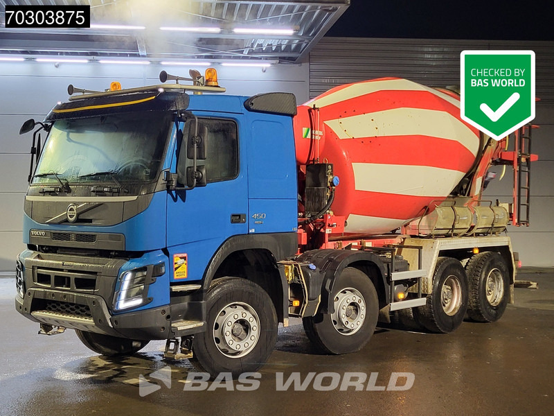 Volvo FMX 450 8X4 Stetter Mixer Full Steel Automatic Euro 6 - Автобетоносмеситель: фото 1 Volvo FMX 450 8X4 Stetter Mixer Full Steel Automatic Euro 6 - Автобетоносмеситель: фото 1