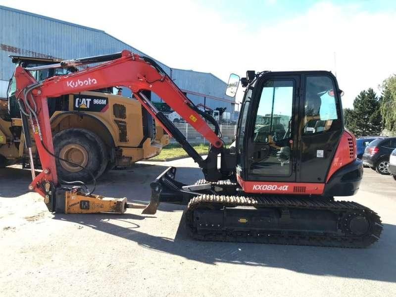 Kubota KX080-4 - Мини-экскаватор: фото 1 Kubota KX080-4 - Мини-экскаватор: фото 1