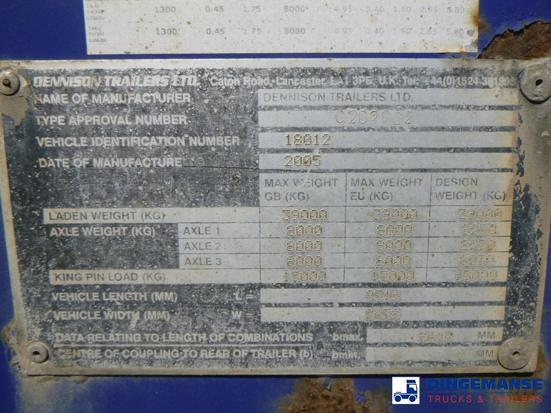 Полуприцеп-контейнеровоз/ Сменный кузов Dennison Container trailer 20-30-40-45 ft: фото 16 Полуприцеп-контейнеровоз/ Сменный кузов Dennison Container trailer 20-30-40-45 ft: фото 16