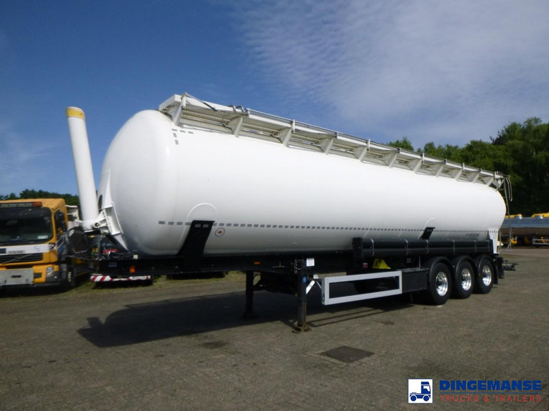 Feldbinder Powder tank alu 63 m3 (tipping) - Полуприцеп-цистерна: фото 1 Feldbinder Powder tank alu 63 m3 (tipping) - Полуприцеп-цистерна: фото 1