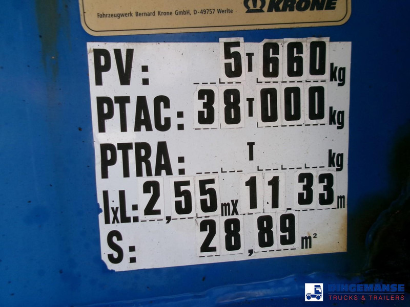 Полуприцеп-контейнеровоз/ Сменный кузов Krone 3-axle container trailer 20-30-40-45 ft SDC27: фото 18 Полуприцеп-контейнеровоз/ Сменный кузов Krone 3-axle container trailer 20-30-40-45 ft SDC27: фото 18