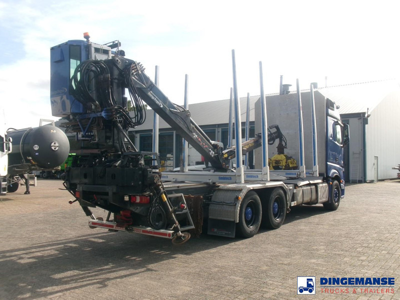 Mercedes-Benz Actros 2663 6x4 Euro 6 loglift F96 crane timber truck - Автоманипулятор: фото 4 Mercedes-Benz Actros 2663 6x4 Euro 6 loglift F96 crane timber truck - Автоманипулятор: фото 4