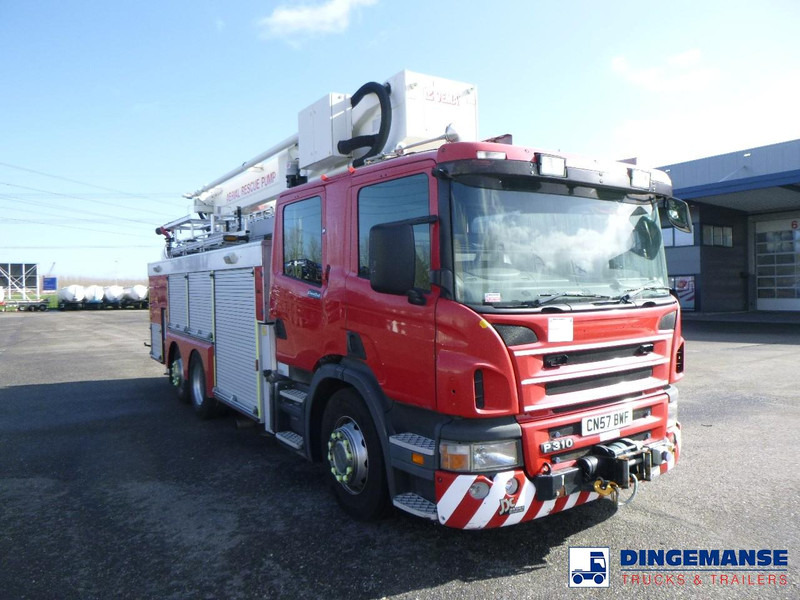 Scania P310 6x2 RHD fire truck + pump, ladder & manlift - Пожарная машина: фото 2 Scania P310 6x2 RHD fire truck + pump, ladder & manlift - Пожарная машина: фото 2