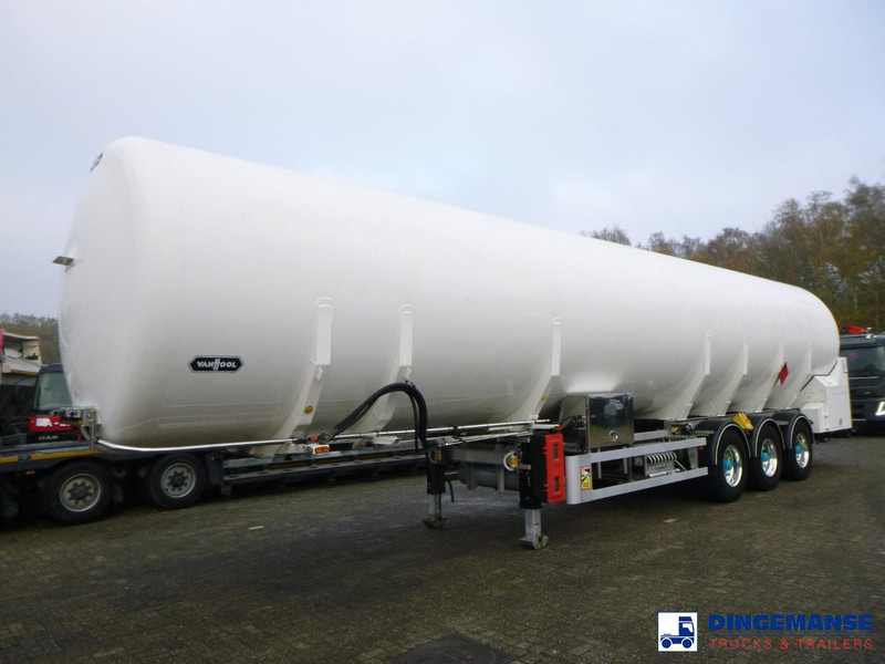 Van Hool Cryogenic tank inox 58.6 m3 / 1 comp / R10,4BN (methane/argon/nitrogen) - Полуприцеп-цистерна: фото 1 Van Hool Cryogenic tank inox 58.6 m3 / 1 comp / R10,4BN (methane/argon/nitrogen) - Полуприцеп-цистерна: фото 1