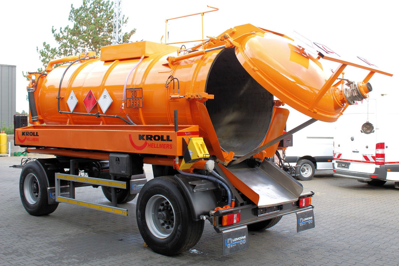 Kutschke 10m³ Kipper Saug u.Druck INOX +ADR/GGVS - Прицеп-цистерна: фото 3 Kutschke 10m³ Kipper Saug u.Druck INOX +ADR/GGVS - Прицеп-цистерна: фото 3