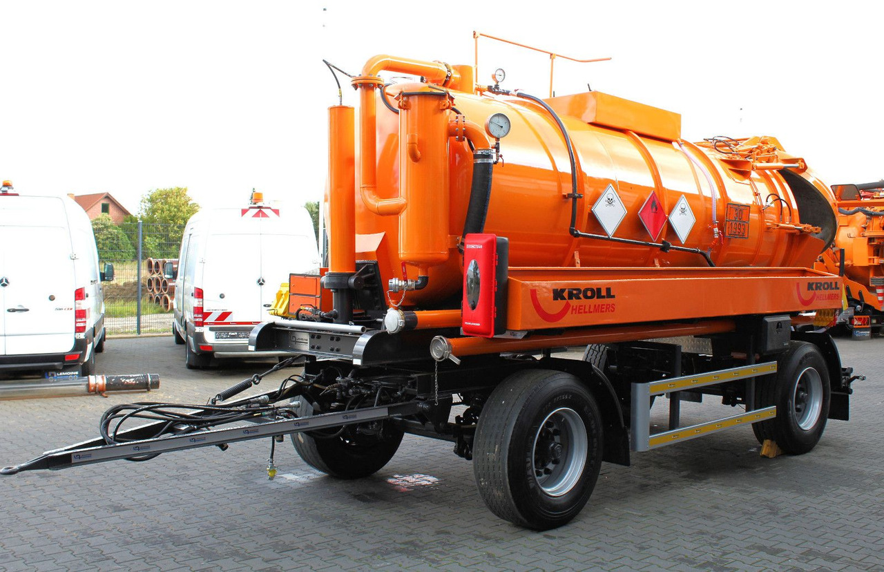 Kutschke 10m³ Kipper Saug u.Druck INOX +ADR/GGVS - Прицеп-цистерна: фото 2 Kutschke 10m³ Kipper Saug u.Druck INOX +ADR/GGVS - Прицеп-цистерна: фото 2