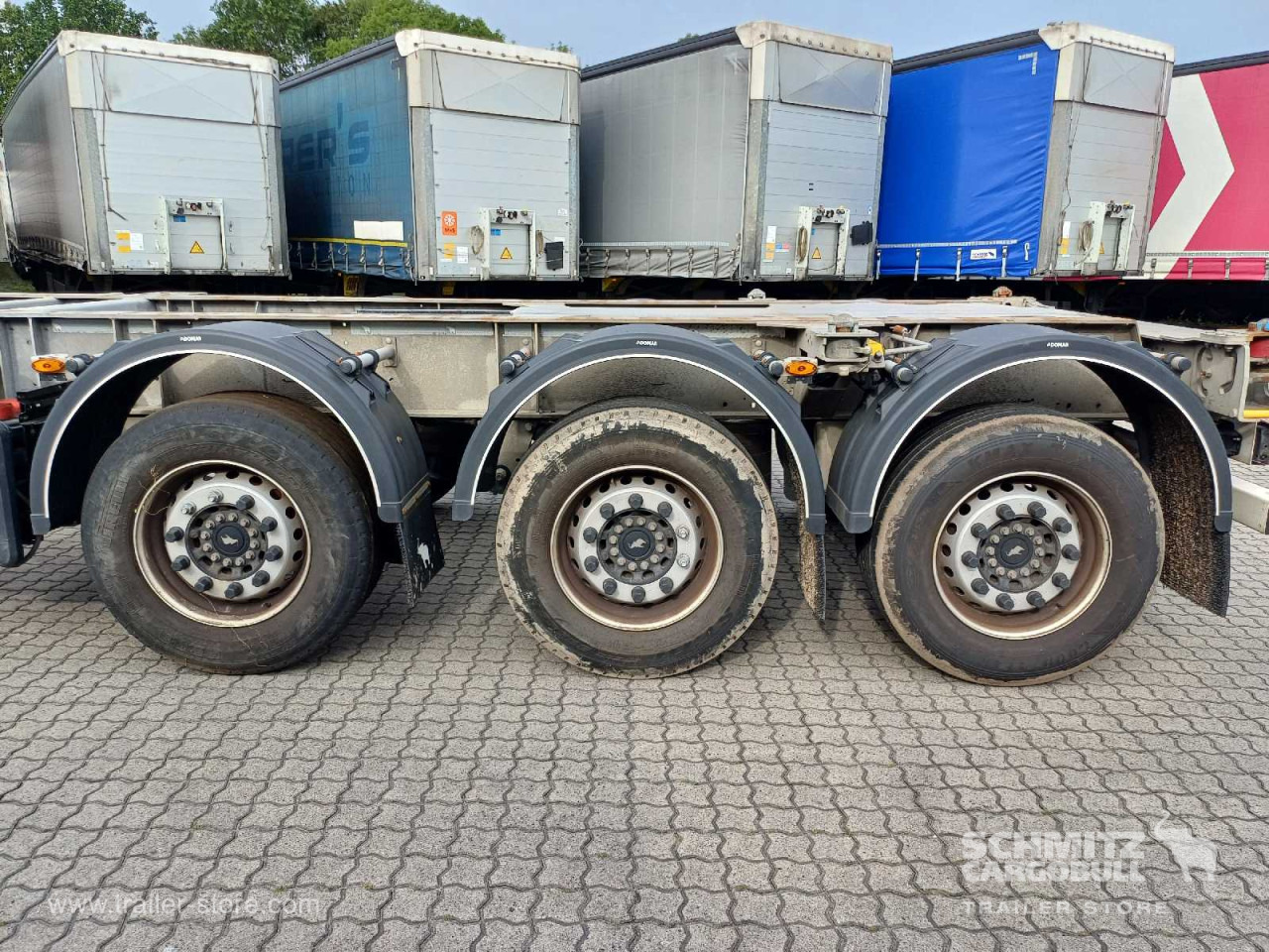 SCHMITZ Auflieger Containerfahrgestell Standard - Полуприцеп-контейнеровоз/ Сменный кузов: фото 4 SCHMITZ Auflieger Containerfahrgestell Standard - Полуприцеп-контейнеровоз/ Сменный кузов: фото 4