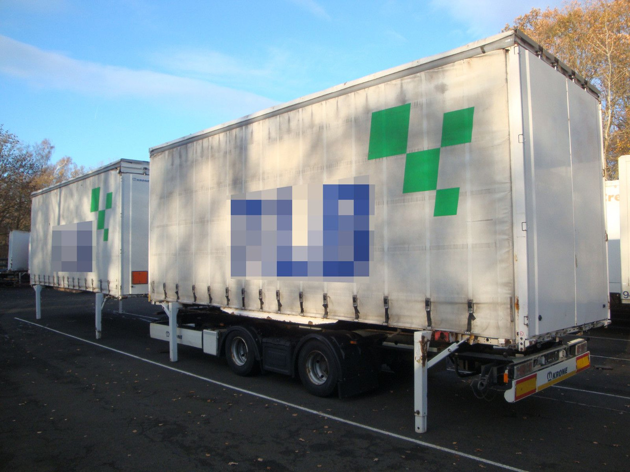 Krone ZZW 18 Jumbo Edscha Schiebeverdeck BDF 116 cbm - Прицеп-контейнеровоз/ Сменный кузов: фото 2 Krone ZZW 18 Jumbo Edscha Schiebeverdeck BDF 116 cbm - Прицеп-контейнеровоз/ Сменный кузов: фото 2