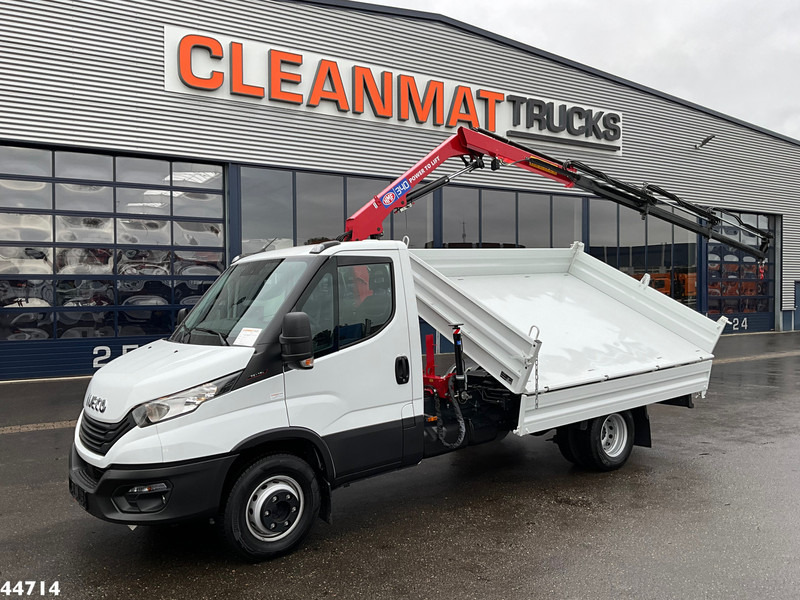 Iveco Daily 72C18 HMF laadkraan 3,4 Tonmeter laadkraan + Meiller 3-zijdige kipper New & Unused!! - Самосвал, Автоманипулятор: фото 2 Iveco Daily 72C18 HMF laadkraan 3,4 Tonmeter laadkraan + Meiller 3-zijdige kipper New & Unused!! - Самосвал, Автоманипулятор: фото 2