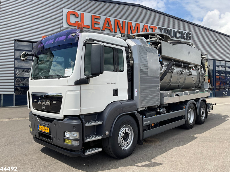 Ассенизатор MAN TGS 28.440 FFG Flensburger 12,5m³ Saug/Spul combi Waterrecycling: фото 9