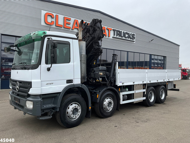 Mercedes-Benz Actros 4141 8x4 manual Hiab 32 Tonmeter laadkraan + Fly-jib - Автоманипулятор: фото 2 Mercedes-Benz Actros 4141 8x4 manual Hiab 32 Tonmeter laadkraan + Fly-jib - Автоманипулятор: фото 2