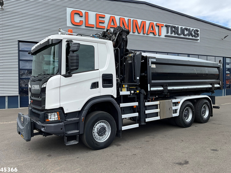 Scania G 410 6x6 Euro 6 Palfinger 17 Tonmeter Z-kraan - Самосвал, Автоманипулятор: фото 3 Scania G 410 6x6 Euro 6 Palfinger 17 Tonmeter Z-kraan - Самосвал, Автоманипулятор: фото 3