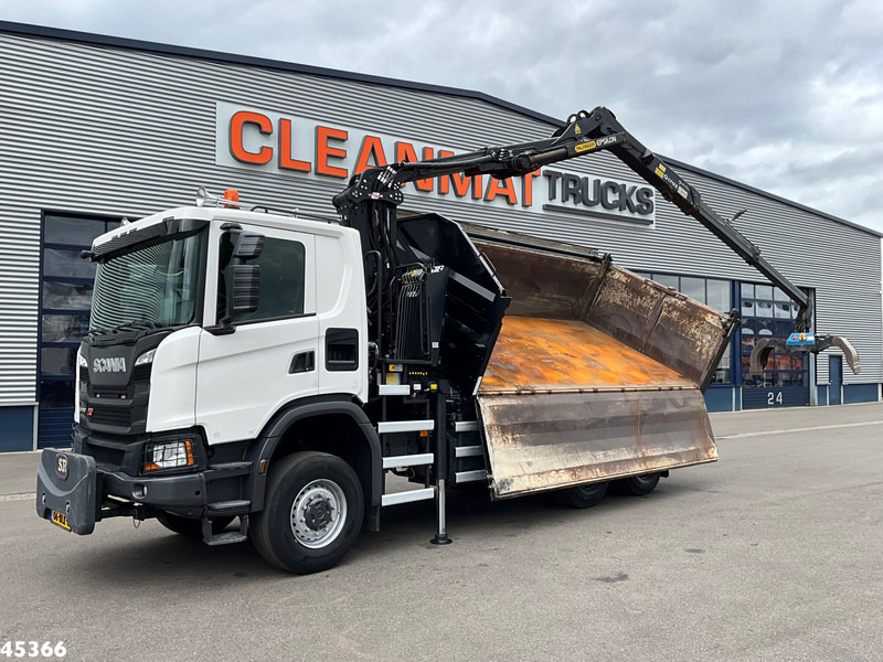 Scania G 410 6x6 Euro 6 Palfinger 17 Tonmeter Z-kraan - Самосвал, Автоманипулятор: фото 2 Scania G 410 6x6 Euro 6 Palfinger 17 Tonmeter Z-kraan - Самосвал, Автоманипулятор: фото 2