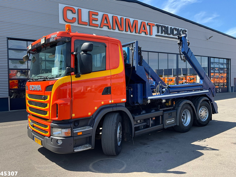 Scania G 440 6x2 Meiller 16 Tons portaalarmsysteem - Портальный бункеровоз: фото 1 Scania G 440 6x2 Meiller 16 Tons portaalarmsysteem - Портальный бункеровоз: фото 1