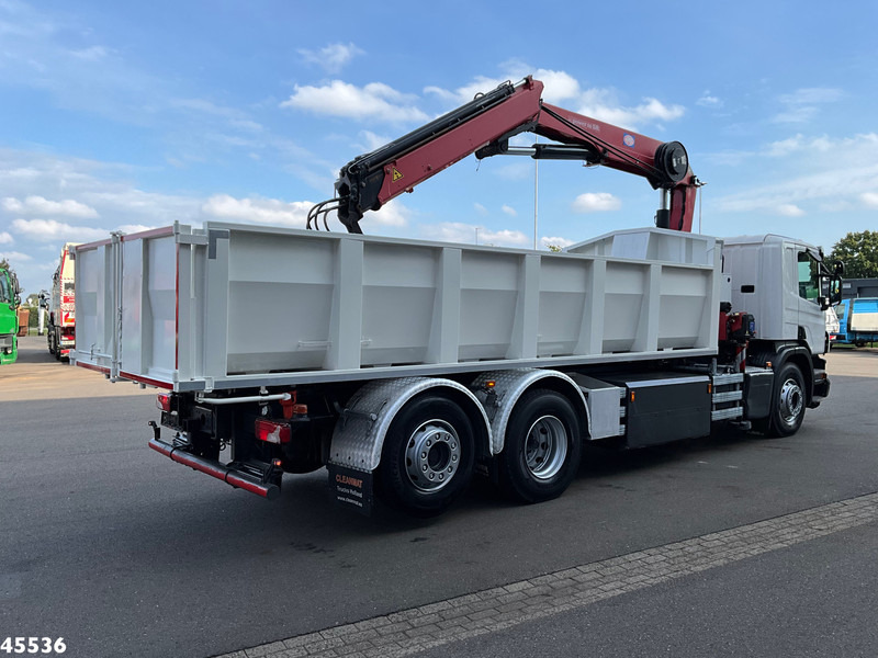 Scania P 340 Euro 6 CNG HMF 25 Tonmeter laadkraan Just 72.852 km! - Самосвал, Автоманипулятор: фото 5 Scania P 340 Euro 6 CNG HMF 25 Tonmeter laadkraan Just 72.852 km! - Самосвал, Автоманипулятор: фото 5